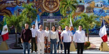 Estefanía Mercado fortalece cooperación con representantes consulares de Francia