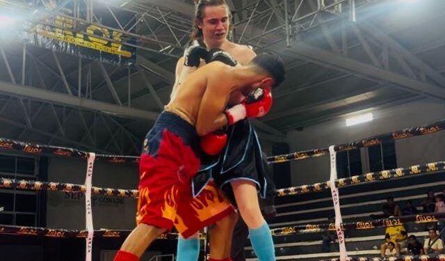 Mario “El Gitanito” García suma su cuarta victoria profesional con un brillante TKO en Colima