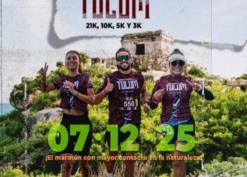 Medio Maratón de Tulum alcanza los 2,500 inscritos y solo quedan 60 lugares disponibles