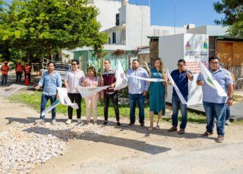 Fortalecen infraestructura en Tulum con el inicio de la red de drenaje sanitario en la colonia Yaáx Tulum