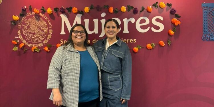 Estefanía Mercado se reúne con la Secretaria Federal de Mujeres para fortalecer programas de apoyo en Playa del Carmen