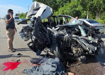 Turista estadounidense pierde la vida en trágico accidente carretero rumbo a Tulum