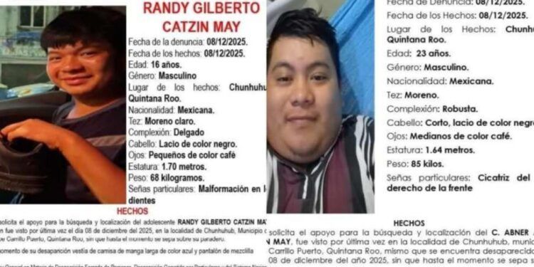 Aparecen con vida dos de los tres hombres levantados en Chunhuhub; uno sigue desaparecido