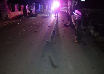 Muere motociclista tras accidente vial registrado durante la madrugada