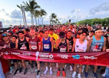 Rosa Cruz y Daniel García se imponen en la séptima edición de la Carrera Circle K en Cancún