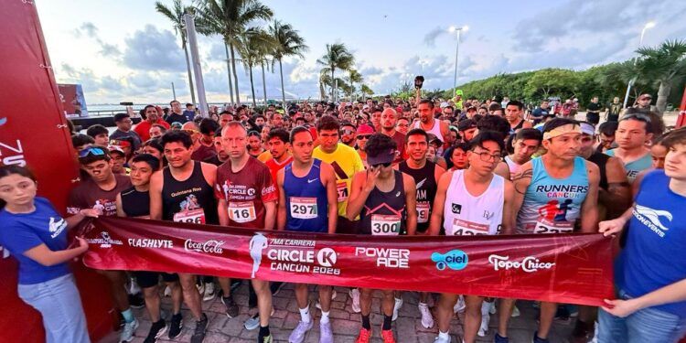Rosa Cruz y Daniel García se imponen en la séptima edición de la Carrera Circle K en Cancún