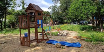 Vandalizan parque comunitario en la zona irregular Nazin, en Tulum; vecinos exigen atención de autoridades