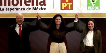 Morena, PT y Partido Verde firman convenio de alianza rumbo a elecciones intermedias de 2027