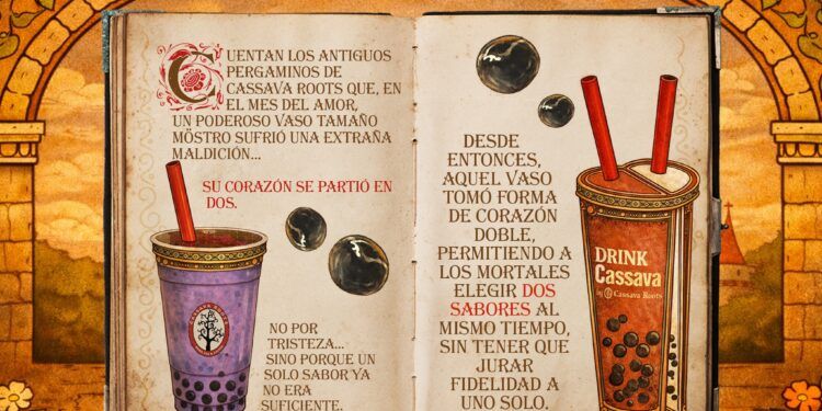 Cassava Roots transforma San Valentín con un vaso doble de corazón