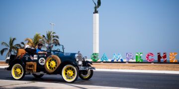 Rally Maya México llega a Campeche en su 12ª edición y une cultura, historia y autos clásicos