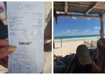 Denuncian presuntos cobros superiores a los precios exhibidos en club de playa de Tulum