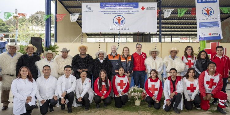 Cruz Roja Mexicana y Novo Nordisk lanzan programa contra diabetes y obesidad en comunidades indígenas de Chiapas