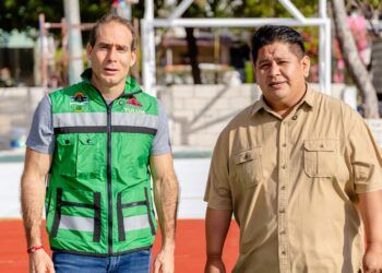Dignifican espacios con rehabilitación integral de cancha y áreas públicas en la colonia Huracanes de Tulum