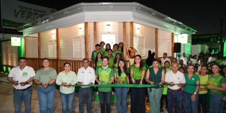 Renán Sánchez Tajonar inaugura Casa Verde y toma protesta a Coordinación Juvenil del Partido Verde Ecologista de México en Chetumal