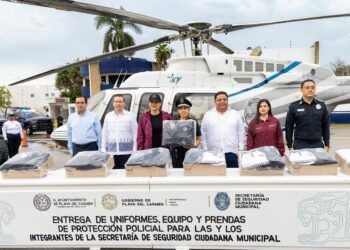 Fortalece Estefanía Mercado equipamiento de la Secretaría de Seguridad Ciudadana de Playa del Carmen con inversión superior a 38.7 MDP