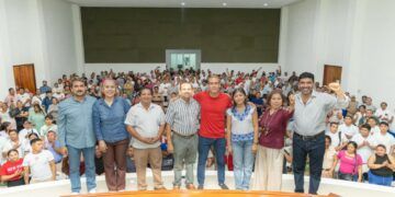 Diego Castañón Trejo impulsa acciones sociales con la CROC para fortalecer el bienestar de las familias trabajadoras en Tulum