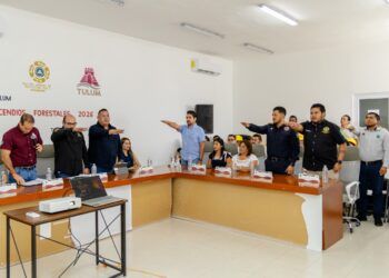 Instalan Comité Especializado en Incendios Forestales 2026 en Tulum