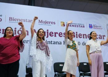 Claudia Sheinbaum y Mara Lezama encabezan reunión en Zona Maya para reconocer el valor de las mujeres quintanarroenses