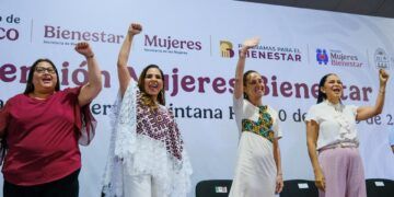 Claudia Sheinbaum y Mara Lezama encabezan reunión en Zona Maya para reconocer el valor de las mujeres quintanarroenses