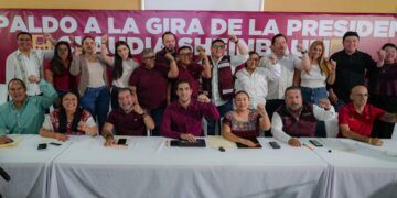 En Quintana Roo refrendan respaldo a Claudia Sheinbaum durante gira presidencial