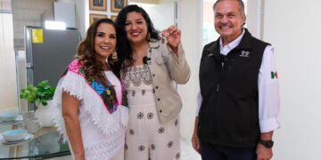 Mara Lezama informa en la mañanera, con la Presidenta Claudia Sheinbaum, avance histórico en vivienda para Quintana Roo