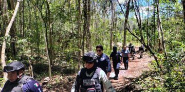 Despliegan operativo de búsqueda en comunidades de José María Morelos; sin hallazgos