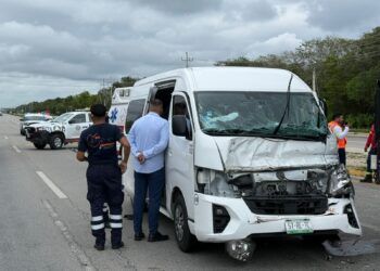 Choque en la 307 frente a Hilton Tulum deja un lesionado; falla mecánica, posible causa