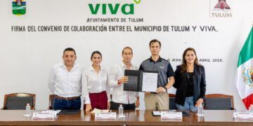 Tulum firma convenio con Viva para traslados aéreos médicos; buscan garantizar atención especializada