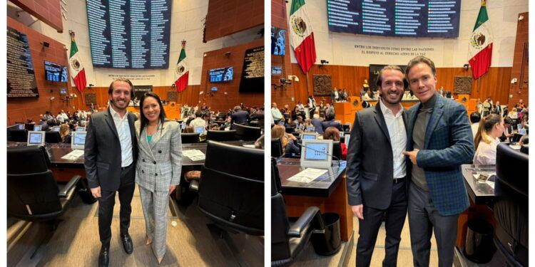 Fernando Muñoz Calero refuerza agenda en el Senado con dirigencia nacional del Verde