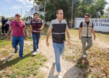 Supervisa Diego Castañón limpieza y rehabilitación en Chemuyil
