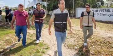 Supervisa Diego Castañón limpieza y rehabilitación en Chemuyil