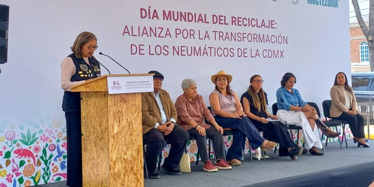 Moctezuma impulsa alianza en CDMX para el manejo sustentable de neumáticos fuera de uso