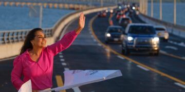 Abren a circulación el Puente Nichupté a las 6:30 de la mañana; inicia nueva etapa de movilidad en Cancún
