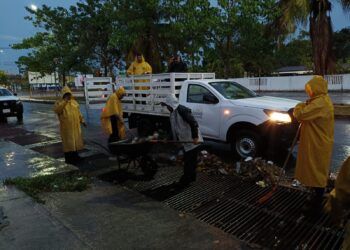 Activan Operativo Tormenta en Chetumal por intensas lluvias y encharcamientos