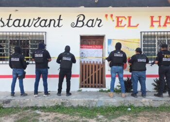 Cateo en bar de Dziuché deja tres detenidos y aseguramiento de drogas