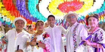 Renán Sánchez reconoce 178 años de tradición en El Cedral, símbolo de identidad y resistencia cultural en Cozumel