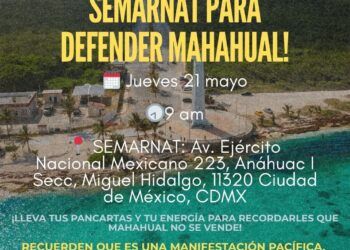Convocan protesta en CdMx contra proyecto “Perfect Day México” en Mahahual