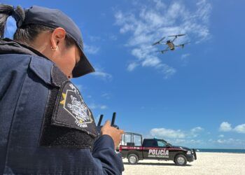 Grupo de drones “Itzamná” refuerza vigilancia y operativos de seguridad en Quintana Roo