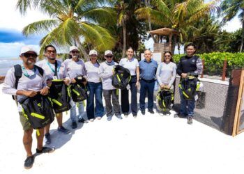 Estefanía Mercado fortalece protección de tortugas marinas en Playa del Carmen