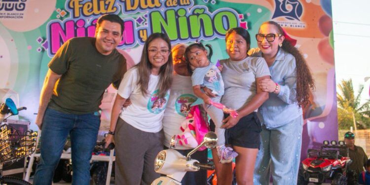 Celebran a la niñez en Othón P. Blanco con jornada de convivencia familiar