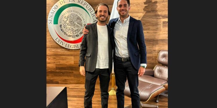 Fernando Muñoz Calero fortalece vínculos del Partido Verde tras reunión con Pepe Couttolenc