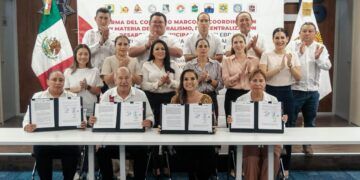 Firma Mara Lezama convenio con INAFED para fortalecer municipios de Quintana Roo