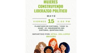 Renán Sánchez Tajonar invita a conferencia sobre liderazgo político de las mujeres