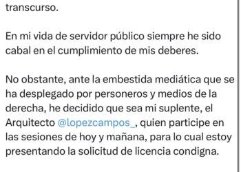 “Embestida mediática”: Enrique Inzunza pide licencia al Senado y desata versiones políticas