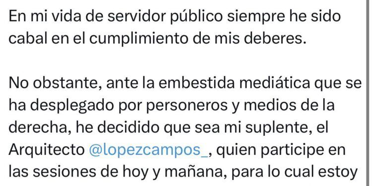 “Embestida mediática”: Enrique Inzunza pide licencia al Senado y desata versiones políticas