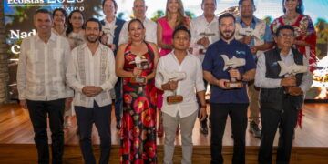 Piñero reconoce proyectos sostenibles en Riviera Maya durante Premios Los +Ecoístas México 2026