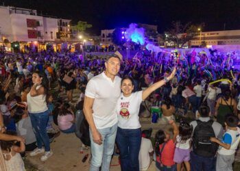 Más de 9 mil personas celebran el Día del Niño en Playa del Carmen