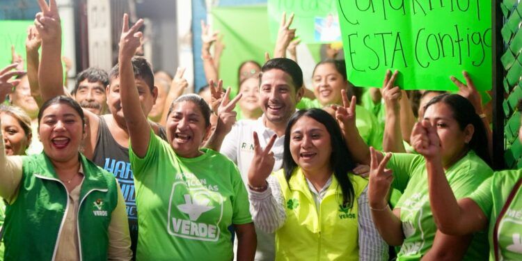 Renán Sánchez Tajonar destaca cercanía del Partido Verde con la ciudadanía en Quintana Roo