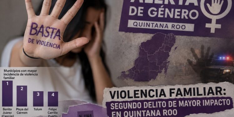 Alerta de Género sin consolidar y violencia familiar en aumento: un reto pendiente para Quintana Roo