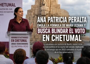 Ana Patricia Peralta emula la fórmula de Mara Lezama y busca blindar el voto en Chetumal